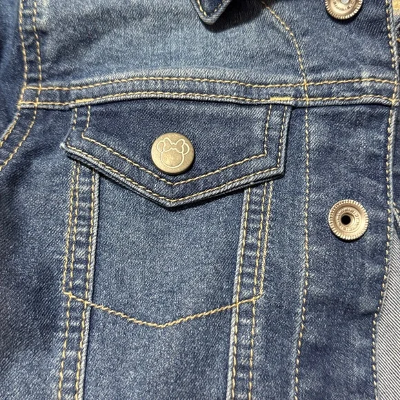 Minnie Mouse Embroidered Jean Jacket Size 7 - Picture 10 of 12